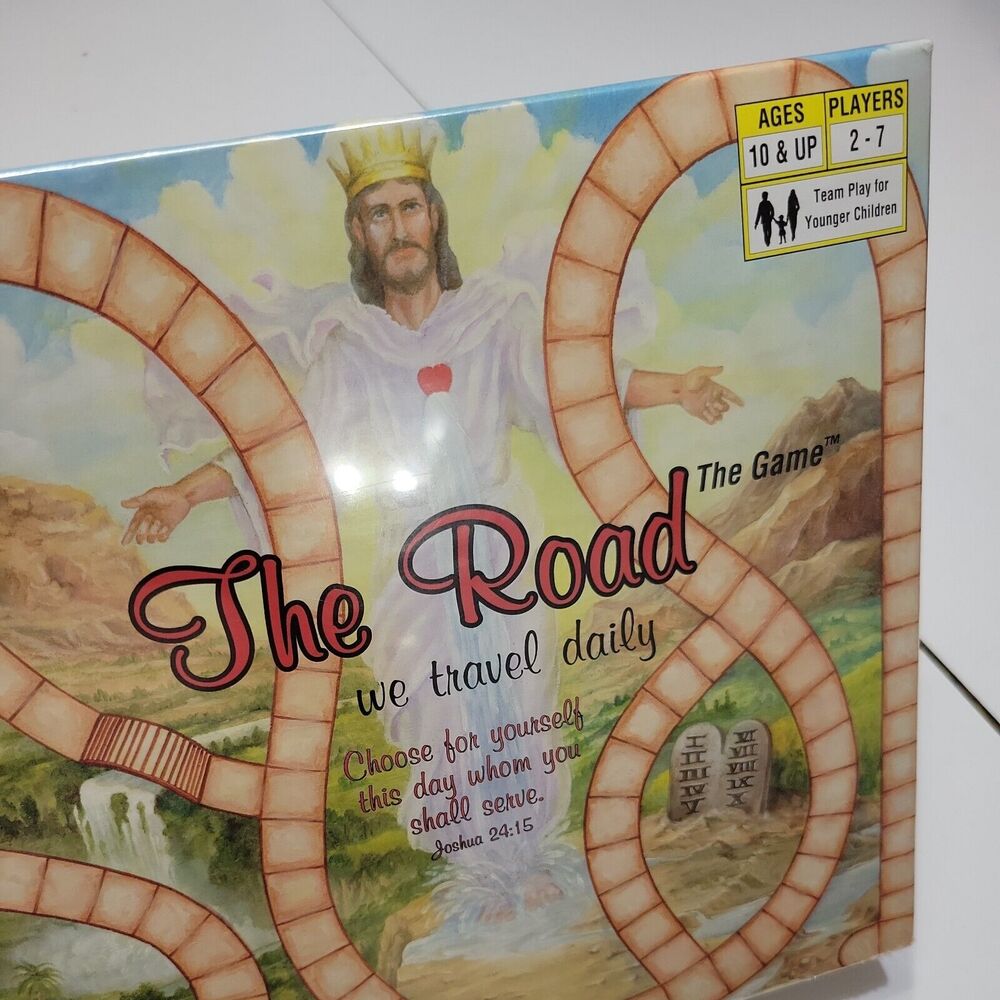 Christian Board Game The Road Travel Daily Present Gift Joshua 24:15 Jesus New - Picture 5 of 11